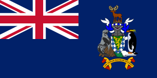 Флаг: Южная Георгия и Южные Сандвичевы острова